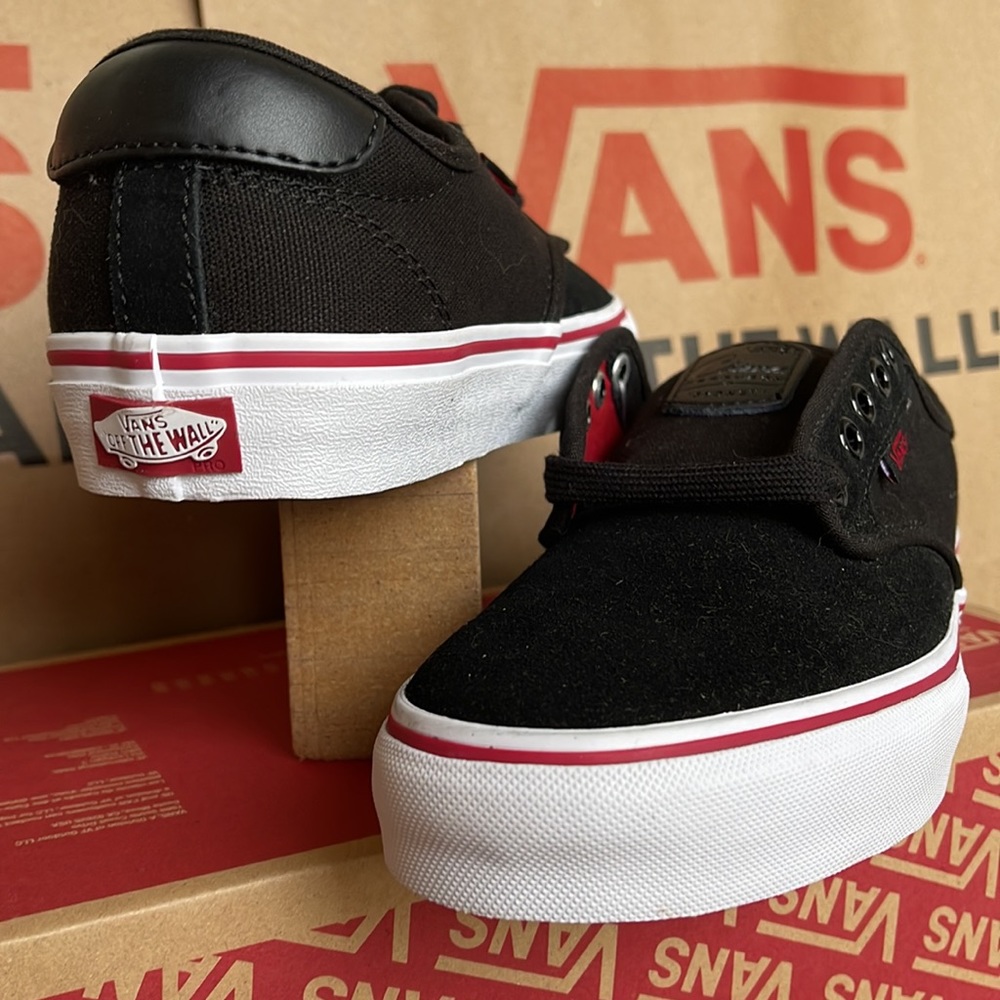 Vans Chima Ferguson Pro Black/White/Chili Pepper sneakers WMNS - Picture 10 of 16
